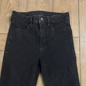 American Eagle "The Dream Jean" black denim jeans size 0